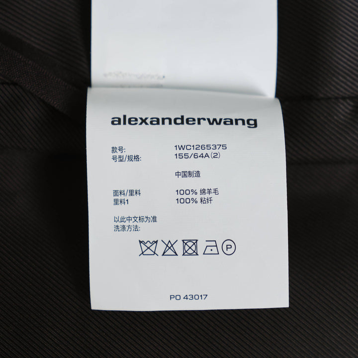 Wool Tailored Mini Skort