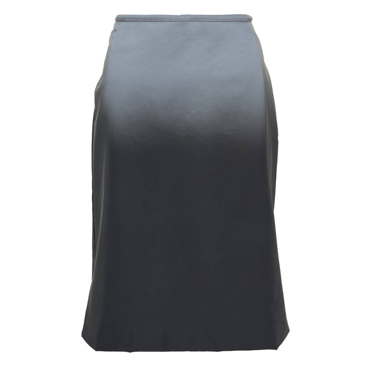 Reflective Mid-Rise Midi Skirt