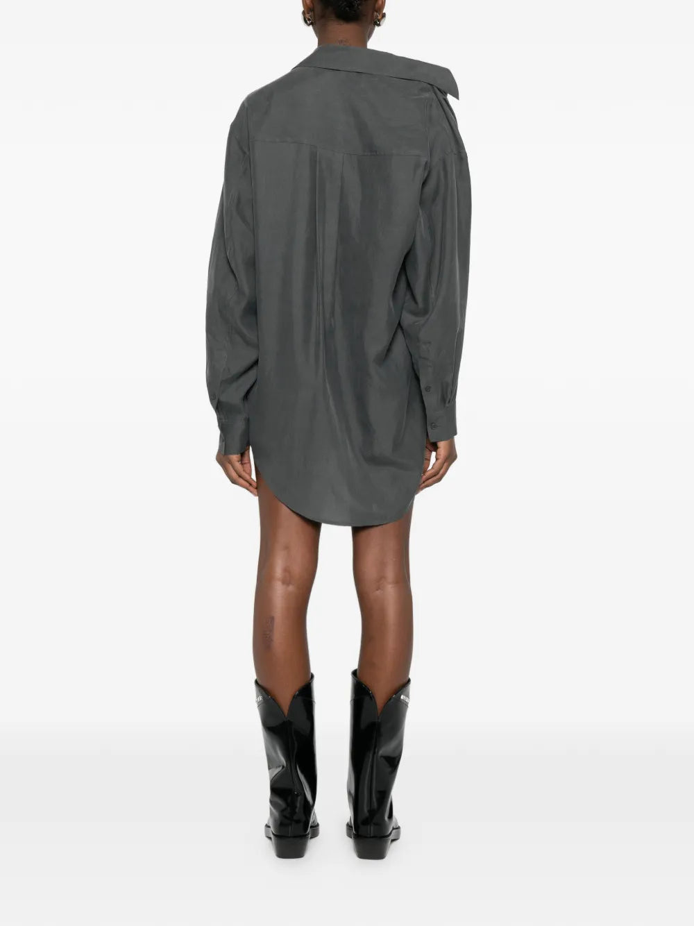 Off Shoulder Shirt Dress