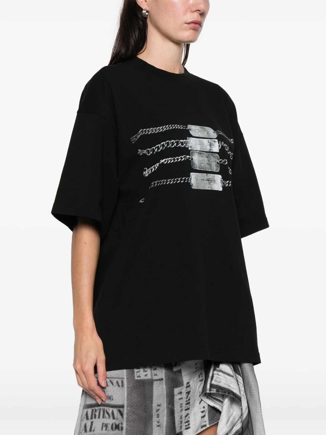 Short Sleeve Chain Graphic Tee