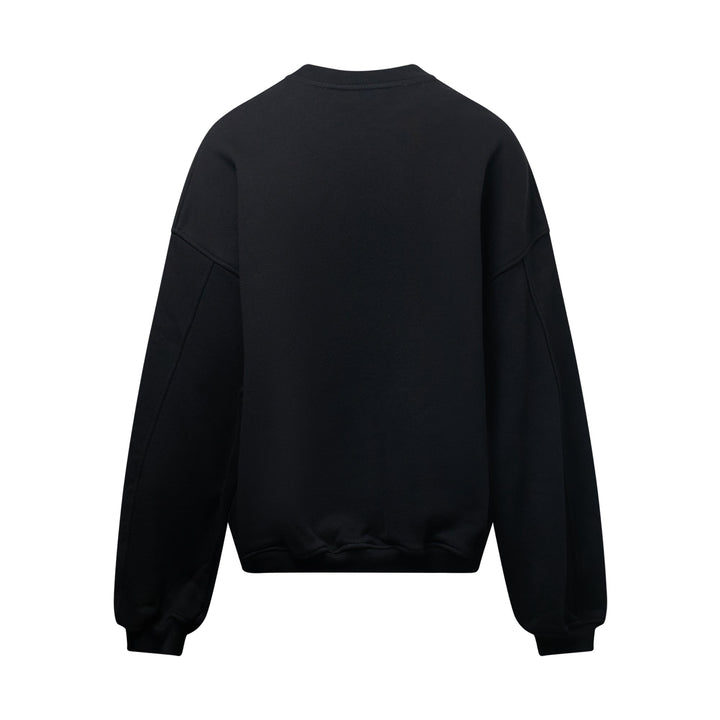 Crewneck With Puff Logo