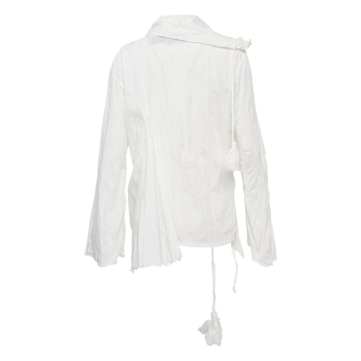 Unbalanced Ruffle Blouse