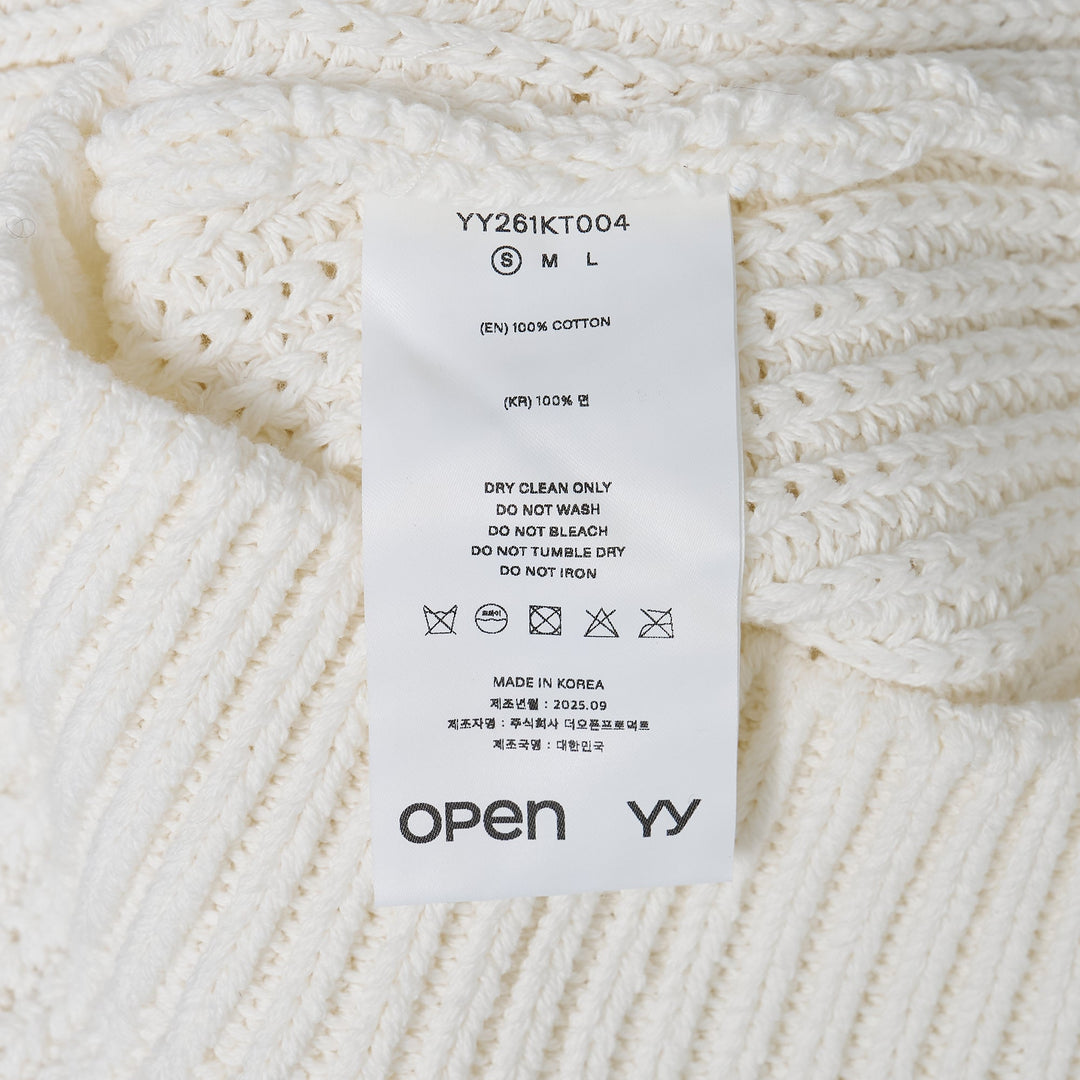 Applique Knit Zipup Jacket