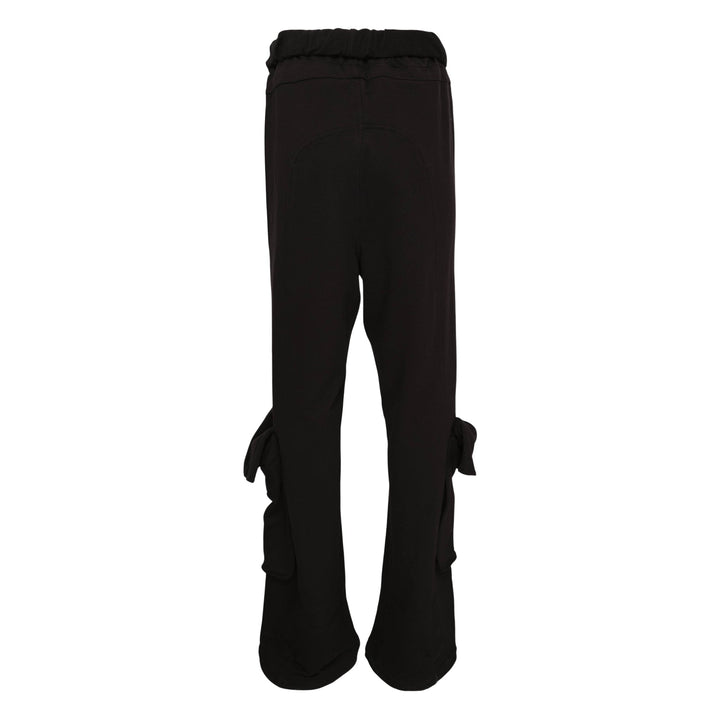 Rolled Waist Sweat Cargo Pants