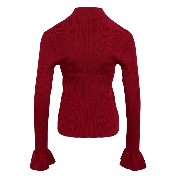 Red Viscose Cardigan