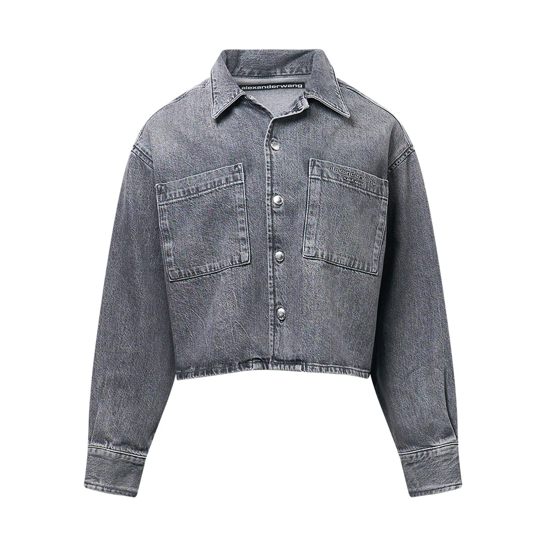 Cropped Long Sleeve Shirt