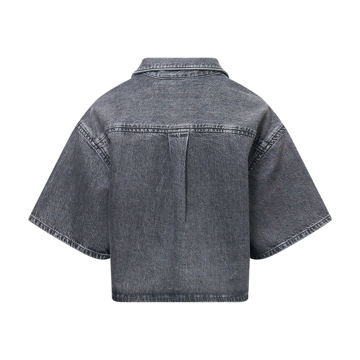 Cropped Short Sleeve Shirt