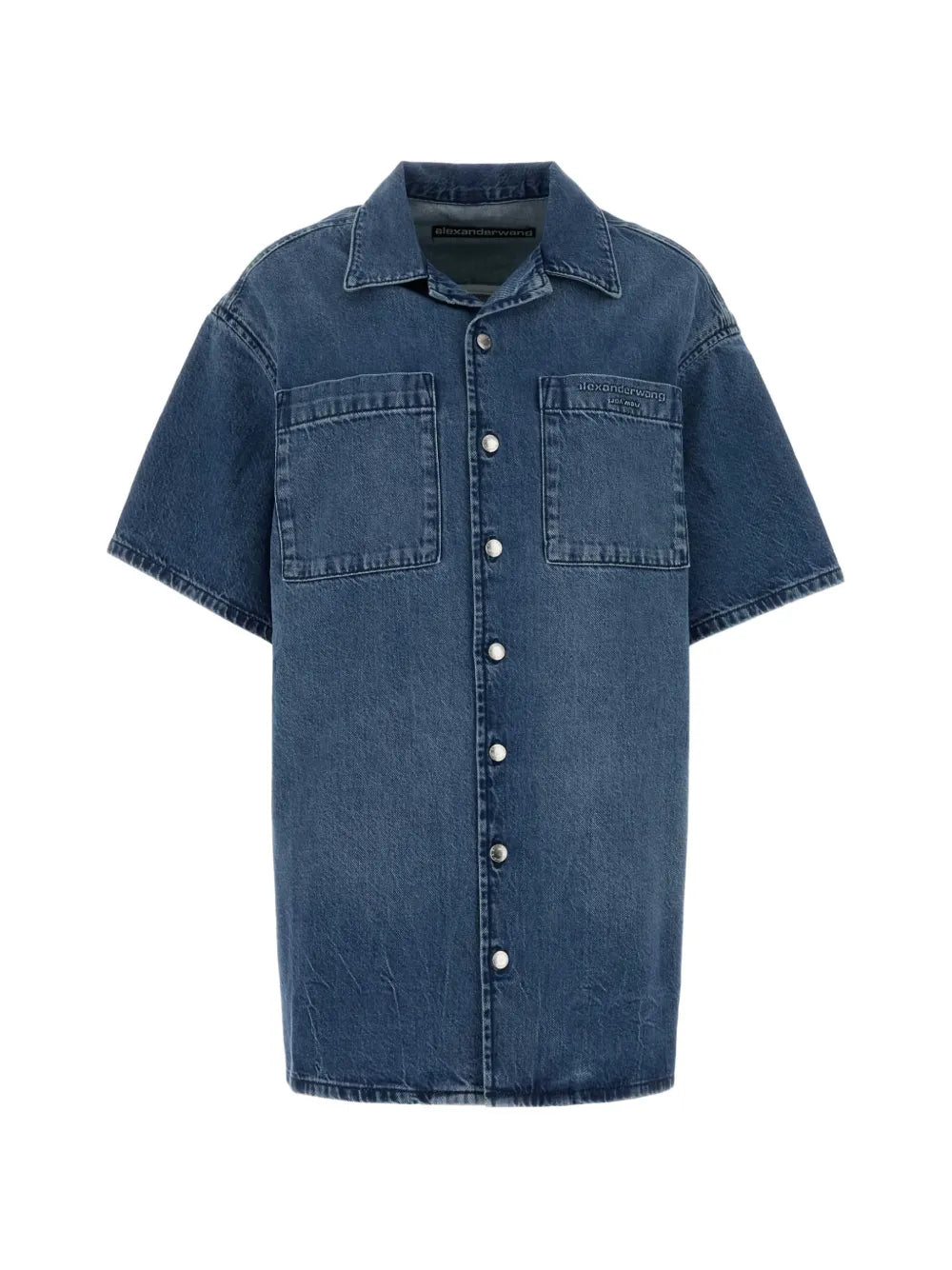 Short Sleeve Boxy Shirt Dress
