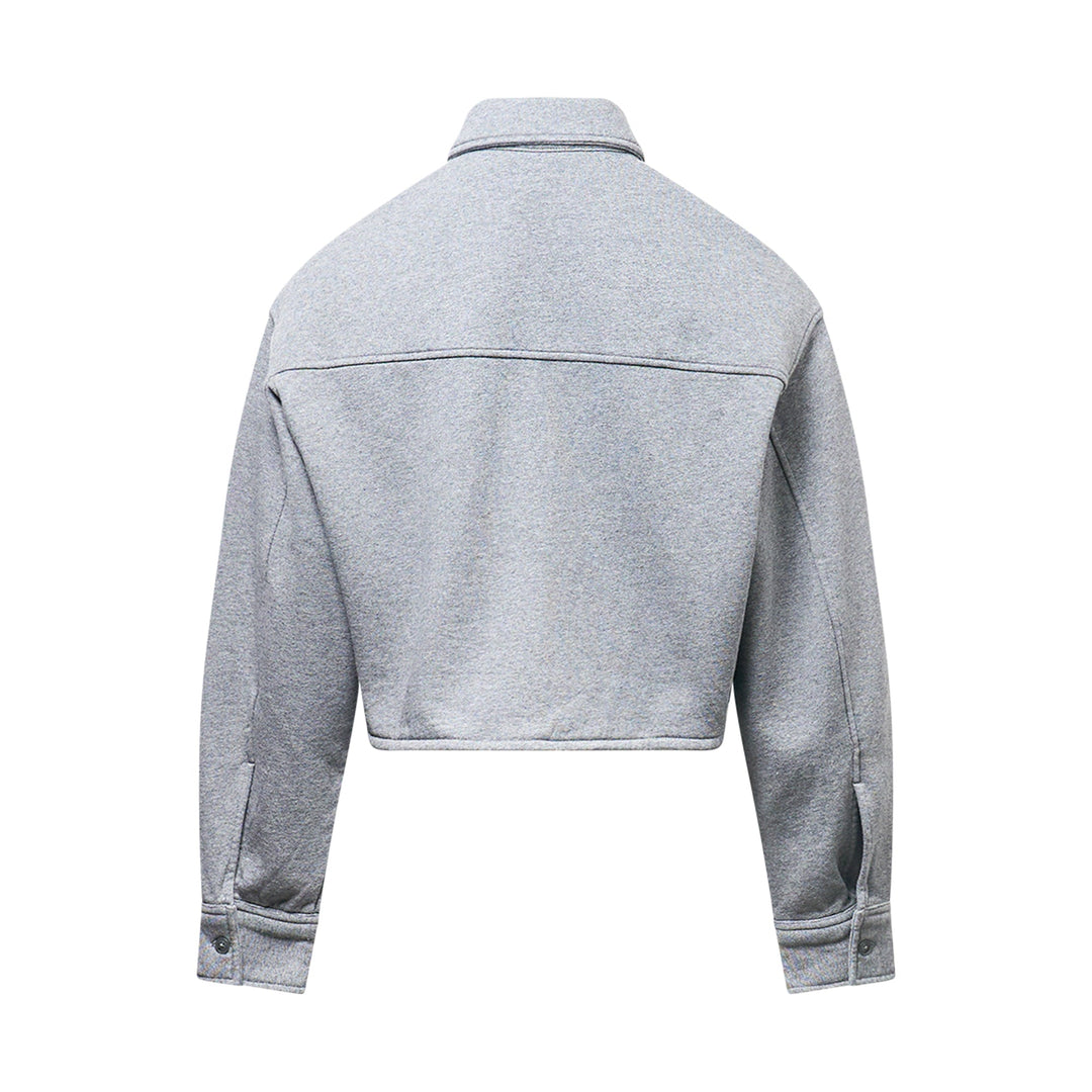 Cropped Button Down Shirt