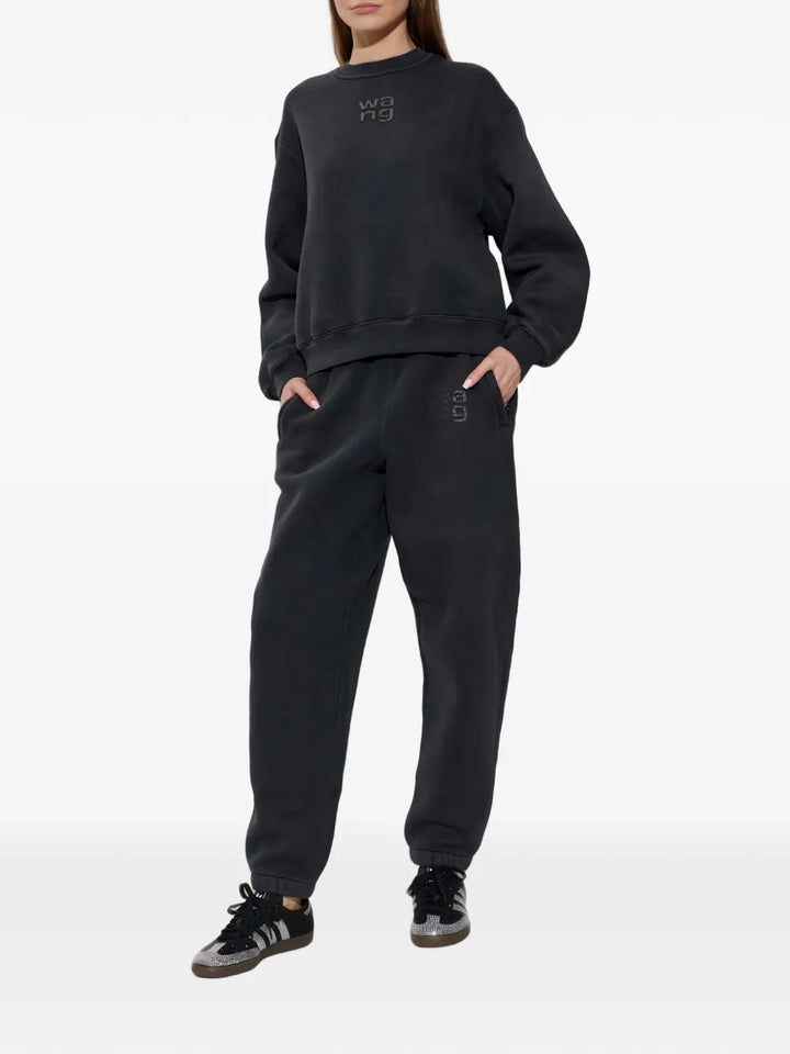 Crewneck Sweatshirt With Hotfix
