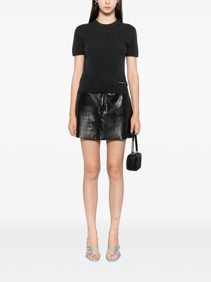 Short Sleeve Wool Tee