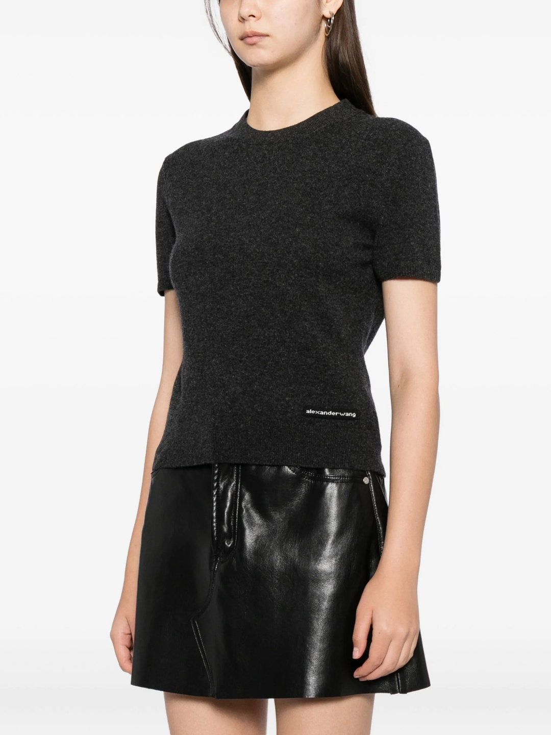 Short Sleeve Wool Tee