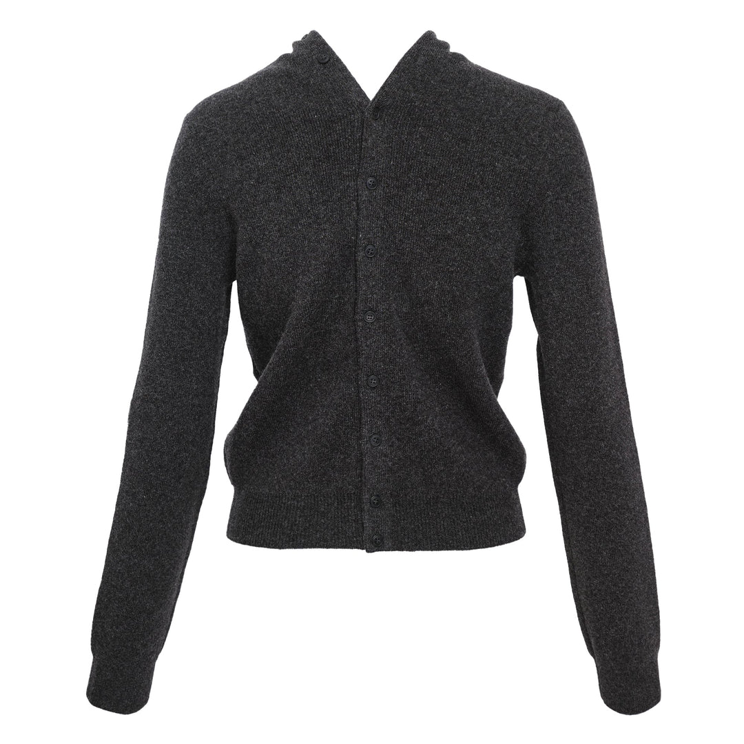 Wool Continuous Placket Cardigan