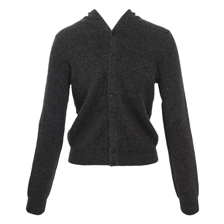 Wool Continuous Placket Cardigan