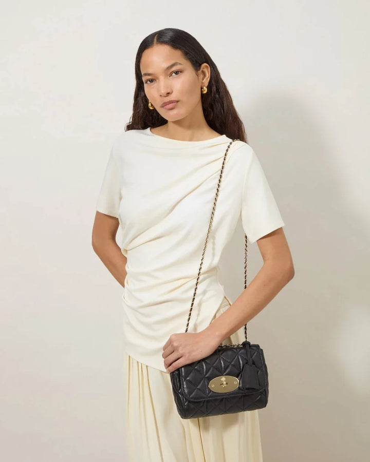Lily Black Quilted Nappa