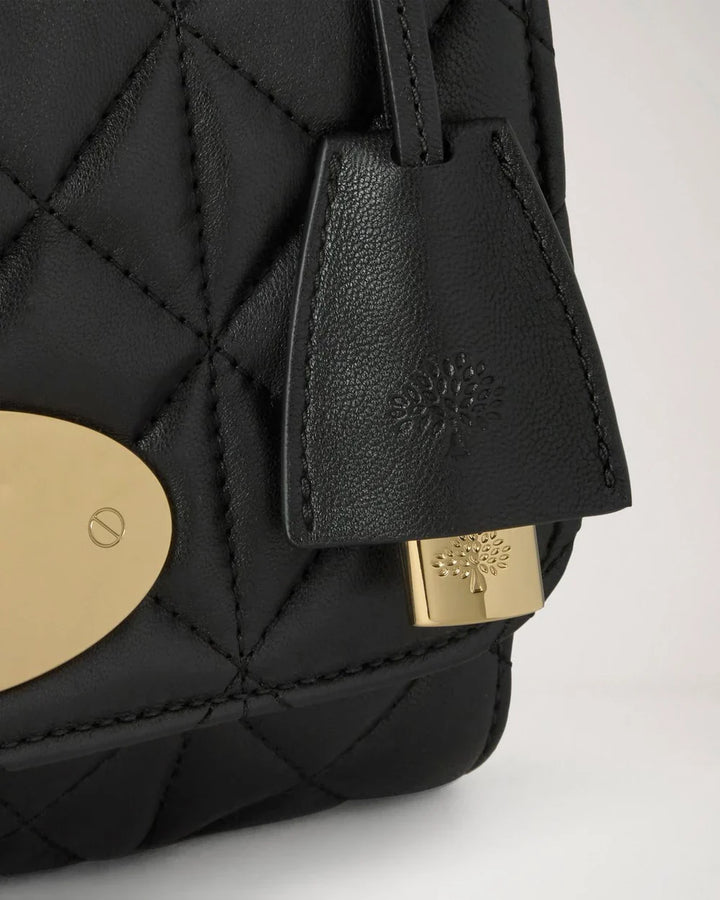 Lily Black Quilted Nappa