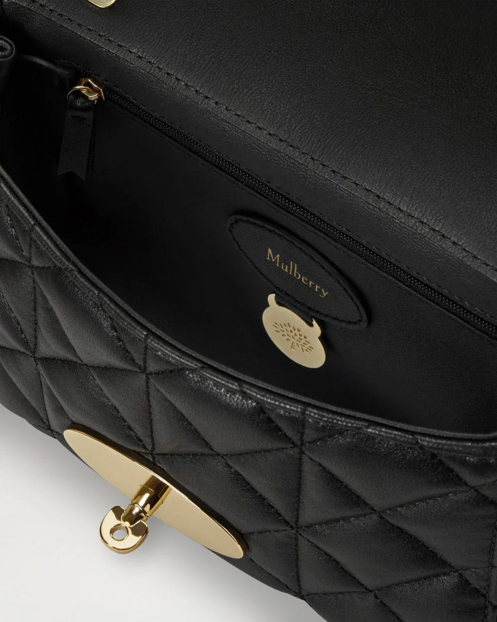 Lily Black Quilted Nappa