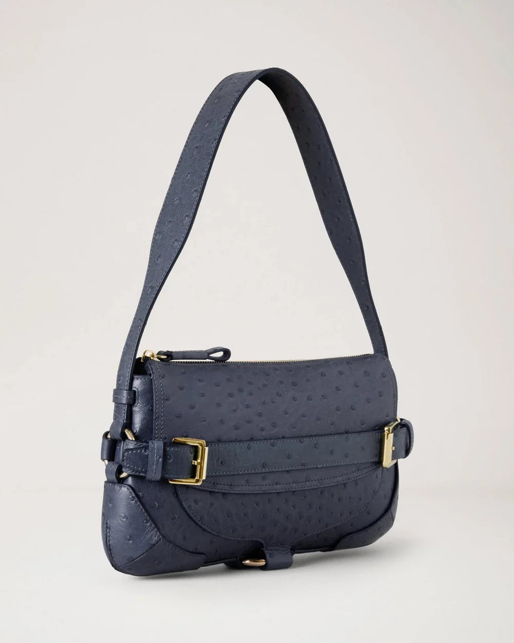 Lennox Shoulder Ostrich Print