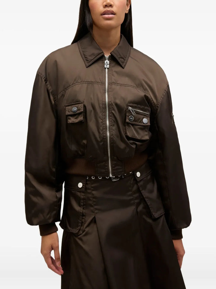 Duchesse Nylon Bomber Jacket