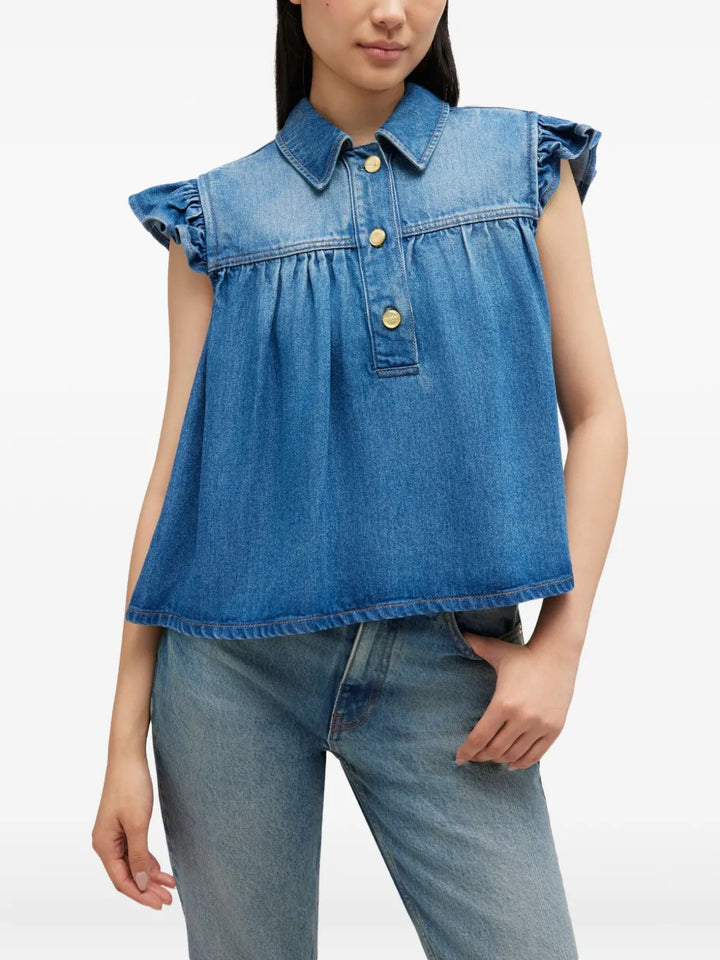 Light Weight Denim Top