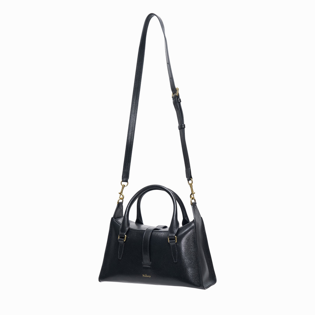 Small Roxanne High Shine Leather Bag