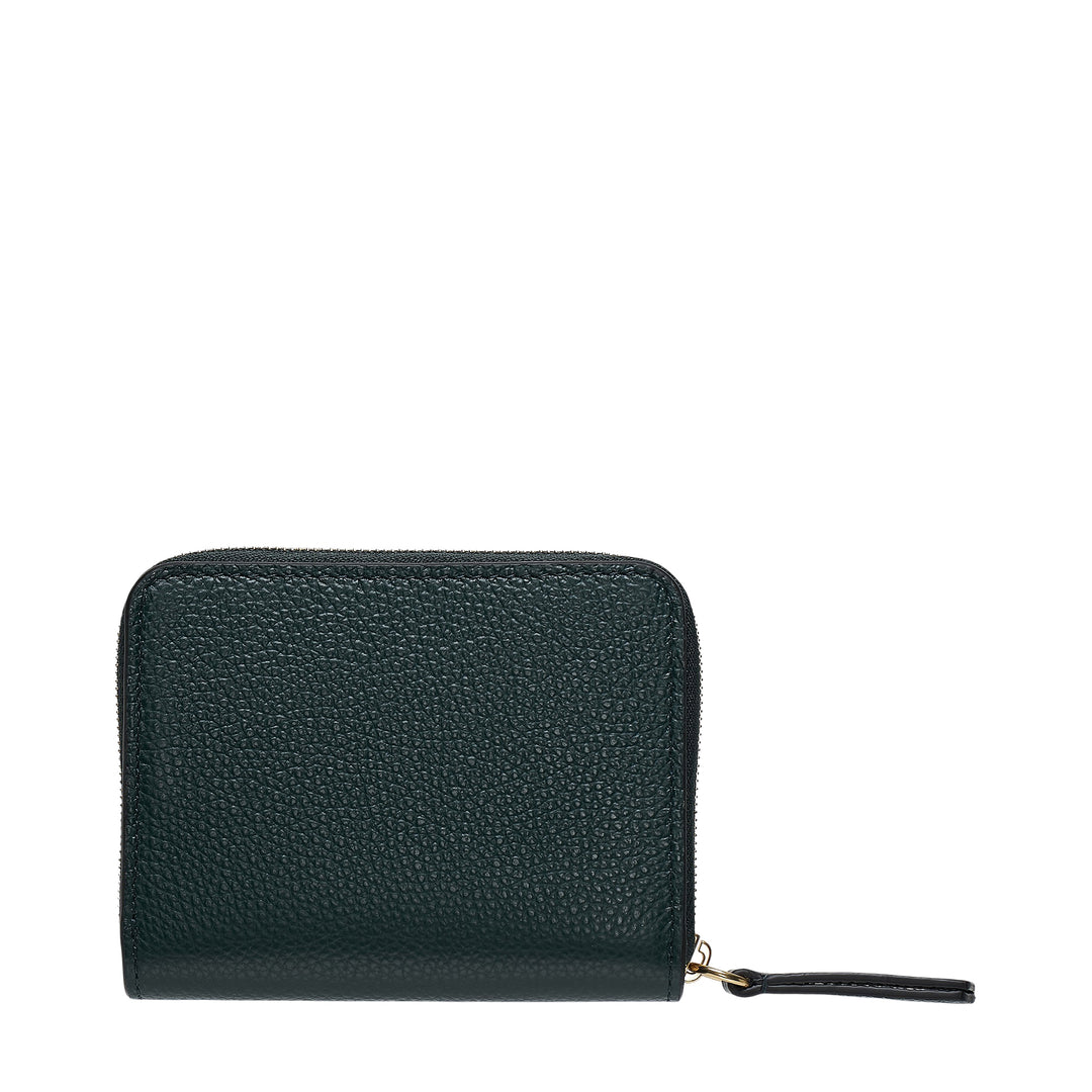 Mulberry Plaque Small Zip Around Purse Small Classic Grain
