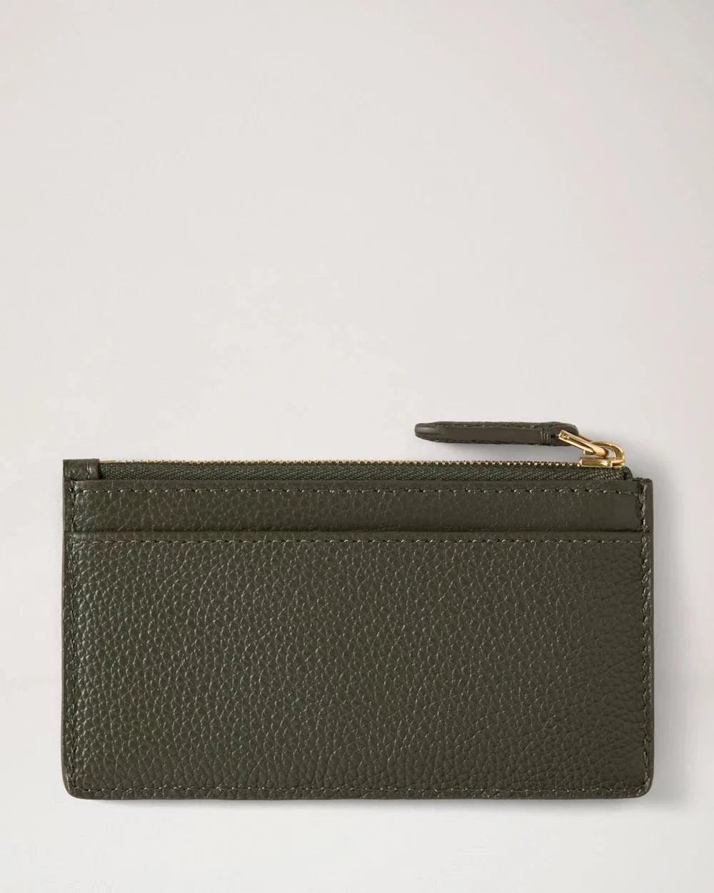Continental Long Zip Card Holder Small Classic Grain