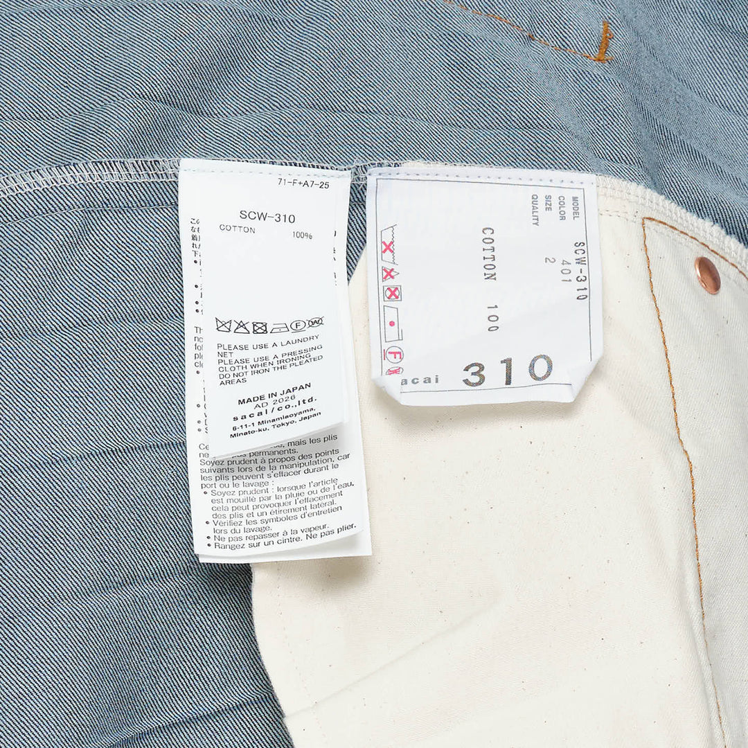 sacai Denim Skirt – Available at Club 21, Official Retailer in Singapore, Malaysia & Thailand with Global Shipping Online