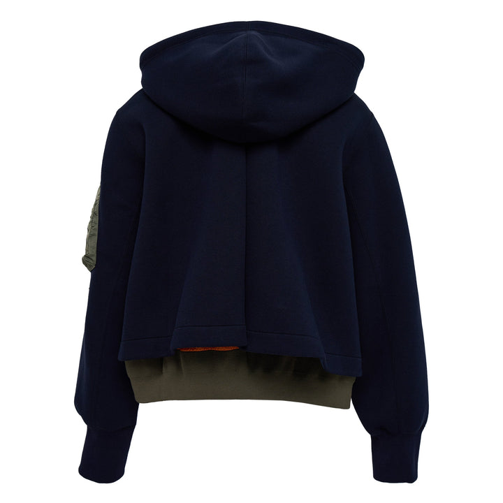Sponge Sweat x Nylon Twill Hoodie