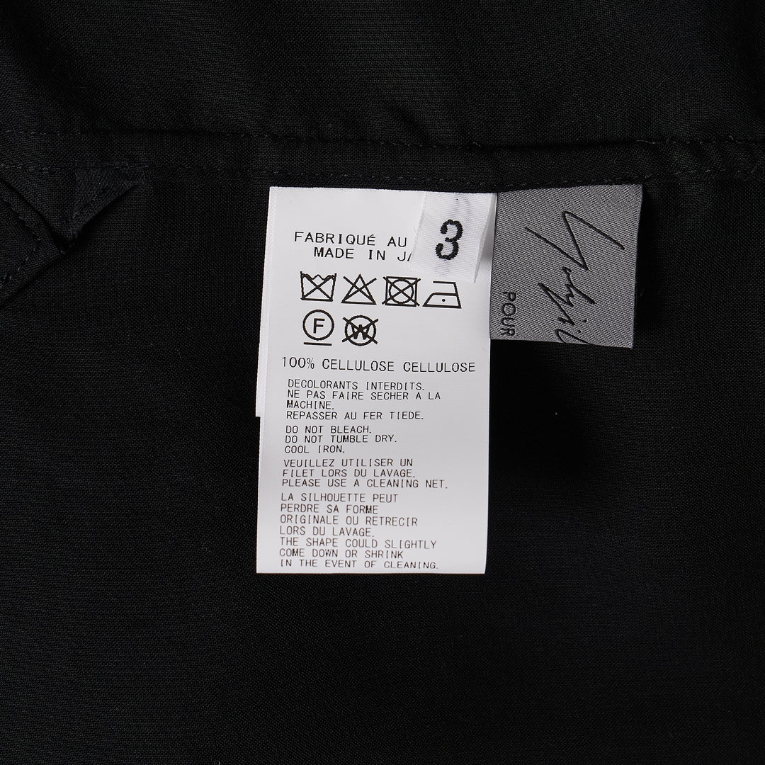 Collarless Button Up Shirt
