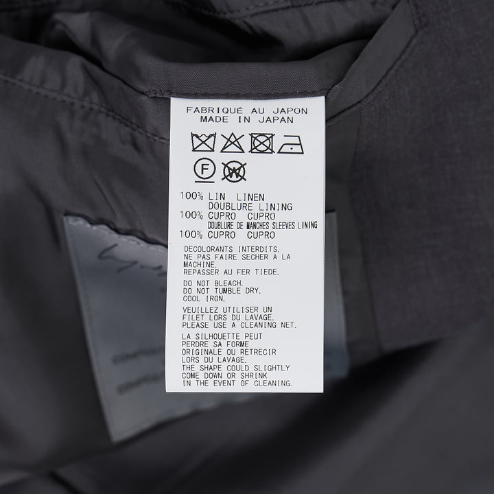 Yohji Yamamoto Front Edge 2 Snap Button Jacket – Available at Club 21, Official Retailer in Singapore, Malaysia & Thailand with Global Shipping Online