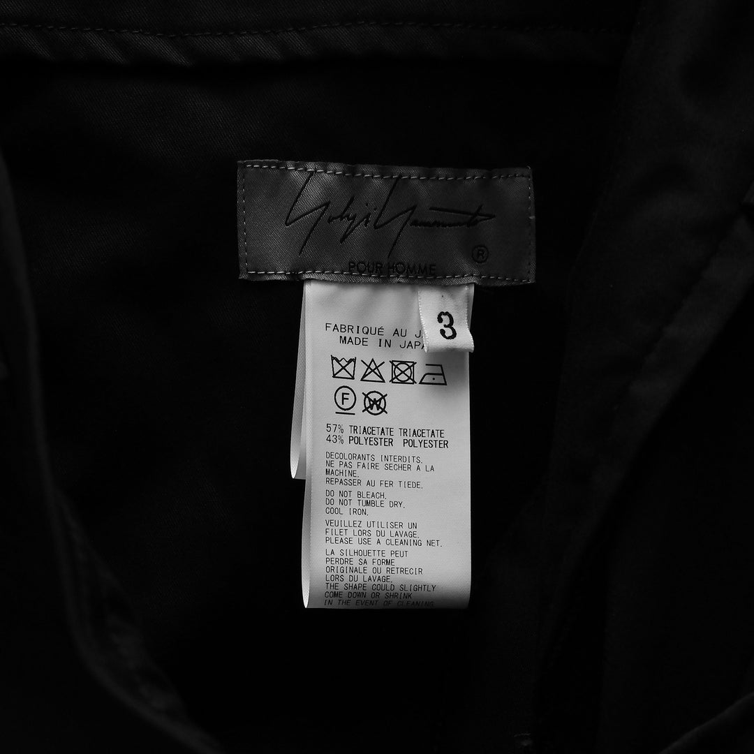 Yohji Yamamoto Coin Pocket Hem Open Pants – Available at Club 21, Official Retailer in Singapore, Malaysia & Thailand with Global Shipping Online