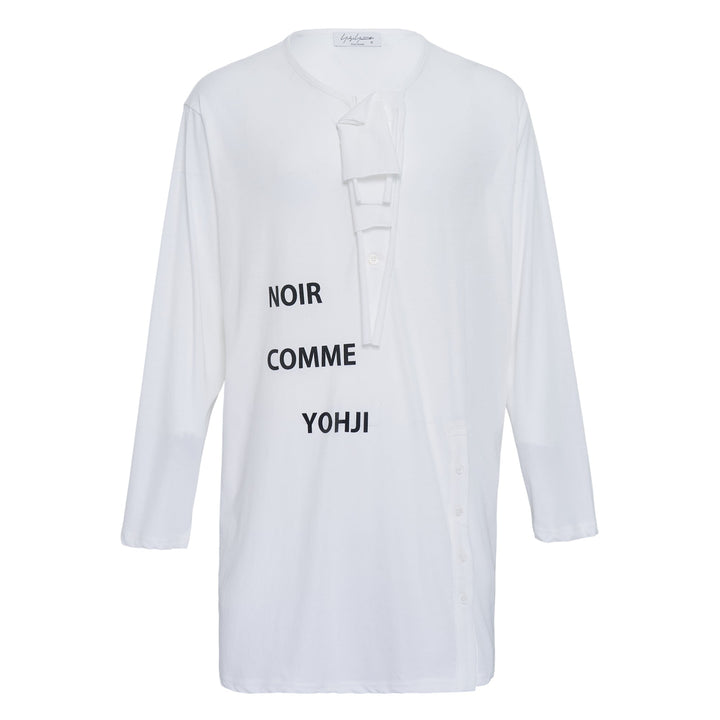 Button Detail Long Sleeve T-Shirt