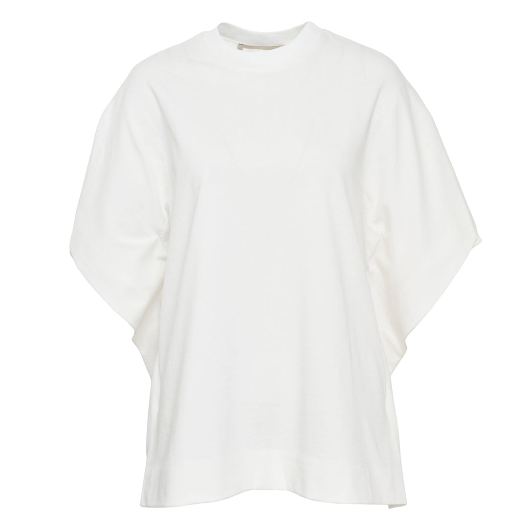 Capelet Overlay Cotton T-Shirt