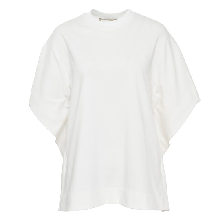 Capelet Overlay Cotton T-Shirt