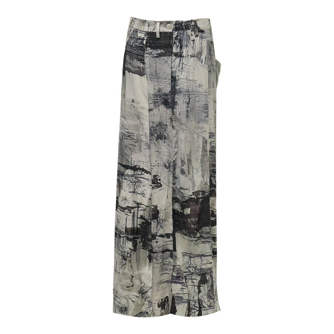 Asymmetry Baggy Pants