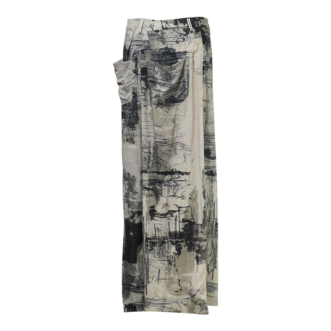 Asymmetry Baggy Pants