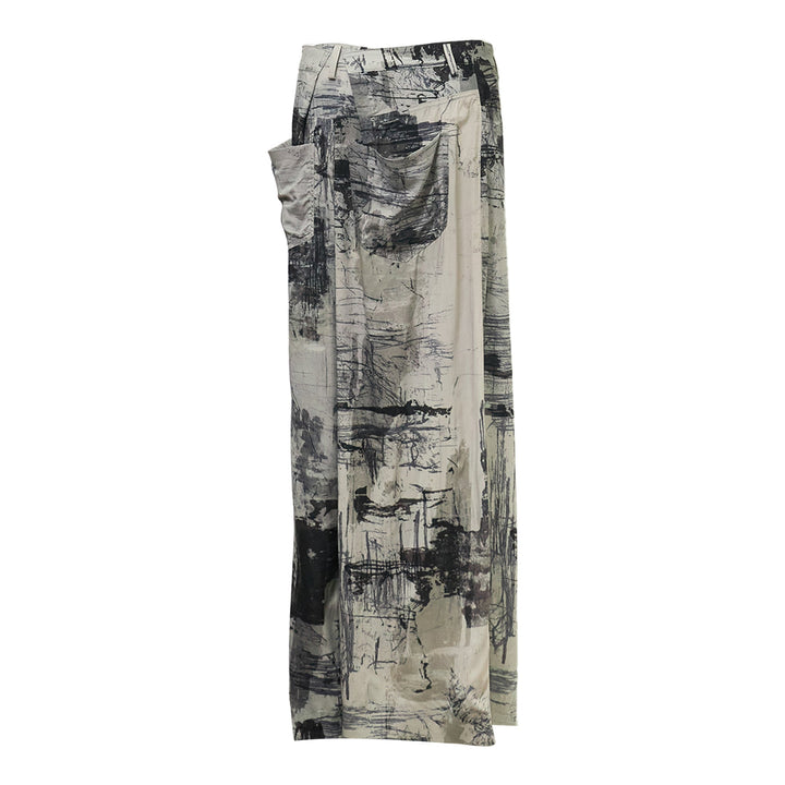 Asymmetry Baggy Pants