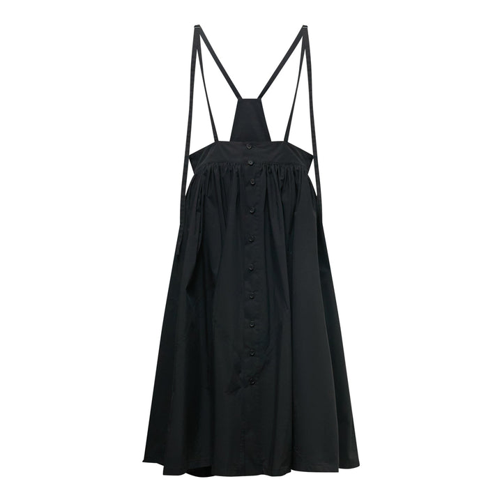 Front Button Suspender Skirt