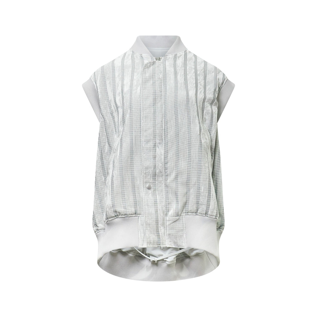 Sleeveless Bomber Jacket