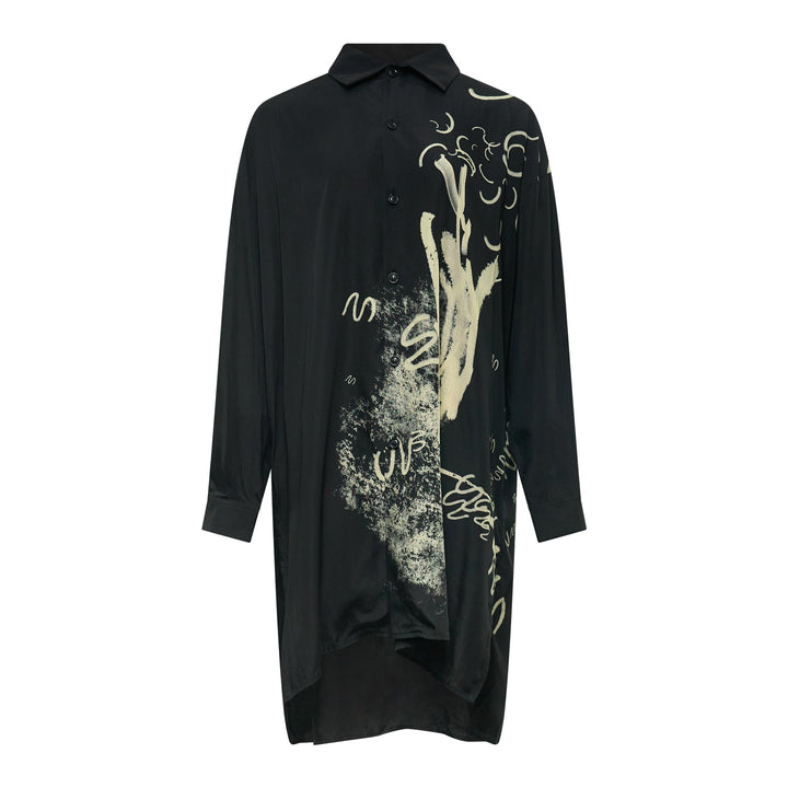 Cloth Collar Big Shirt