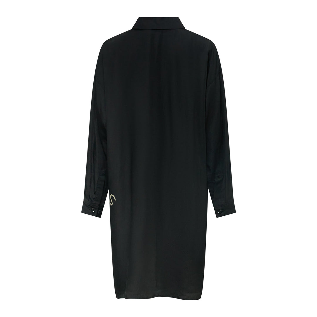 Cloth Collar Big Shirt