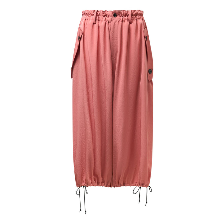 Flap Elastic Pants