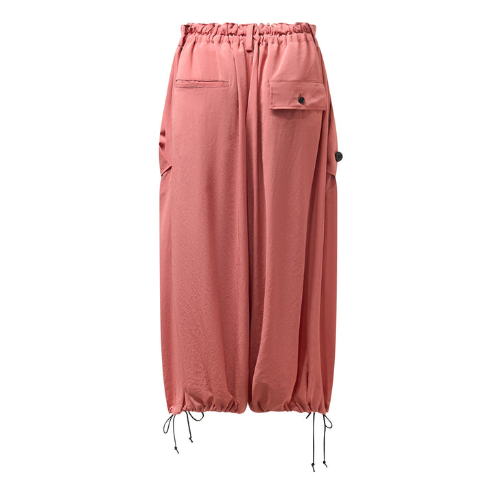 Flap Elastic Pants