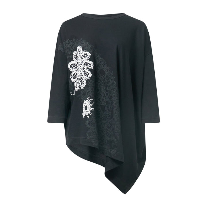 Asymmetric Drape T-Shirt