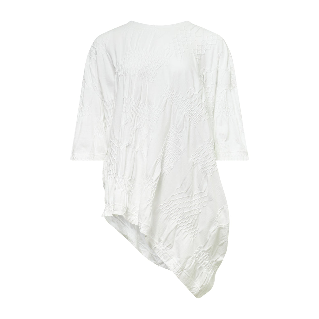 Asymmetric 3/4 Sleeve T-Shirt