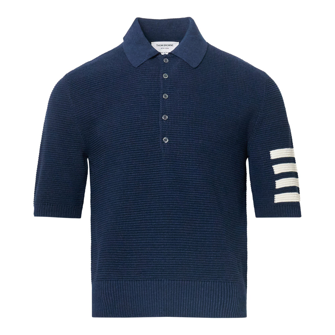 Textured Stitch Relaxed Fit Polo