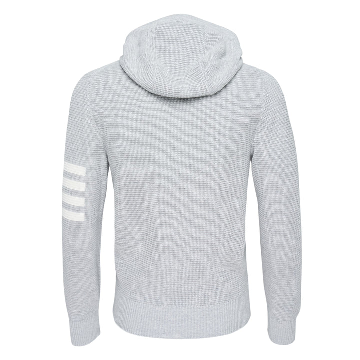 Textured Stitch Relaxed Fit Zip Hoodie