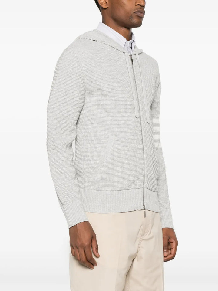Textured Stitch Relaxed Fit Zip
