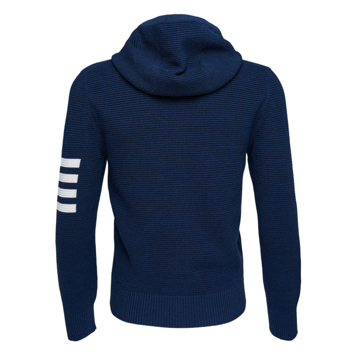 Textured Stitch Relaxed Fit Zip Hoodie